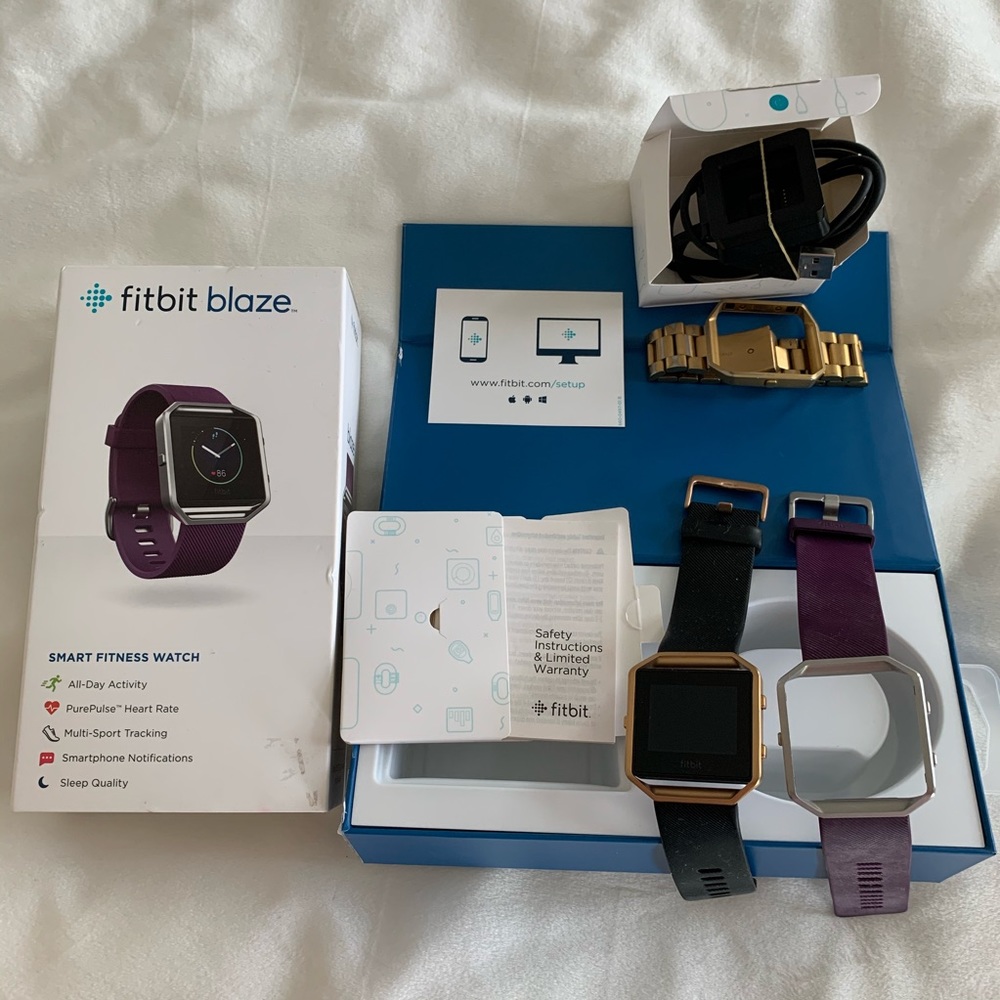 ‼️SOLD Locally‼️Fitbit Blaze with everything